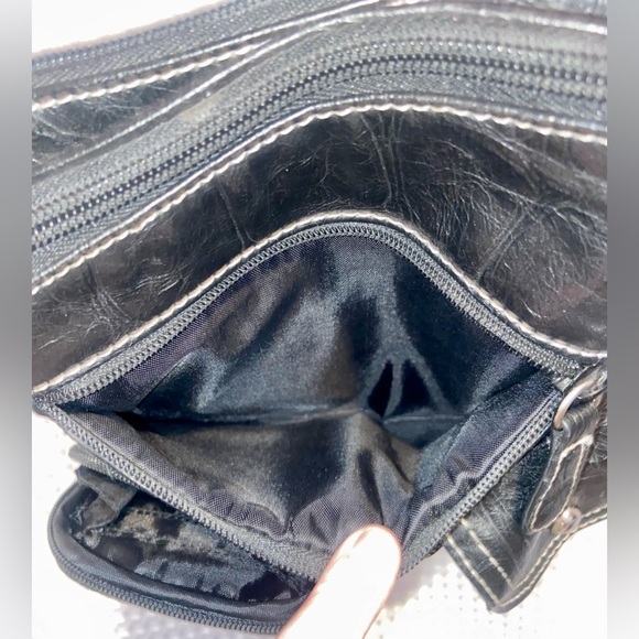 Women’s Multisac black‎ Y2K asymmetrical crossbody/shoulder  bag - Picture 12 of 16